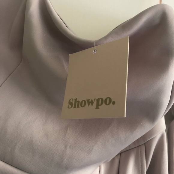 Showpo. Common Muse Maxi Dress in Stone Size 8 - Picture 4 of 7